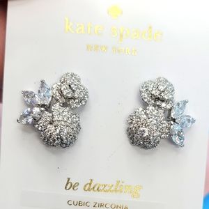 Kate Spade Special Sparkle Floral Cluster Stud